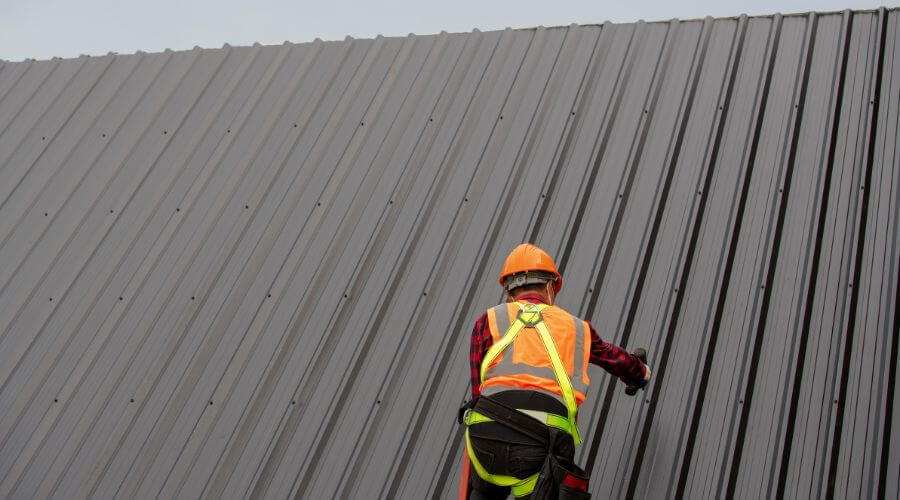 Professional metal roof installation services in Orangeville, IL